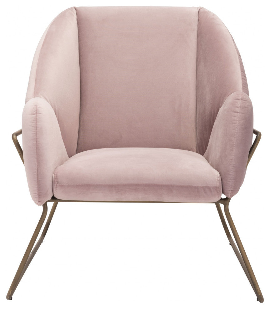Light Pink and Gold Chair