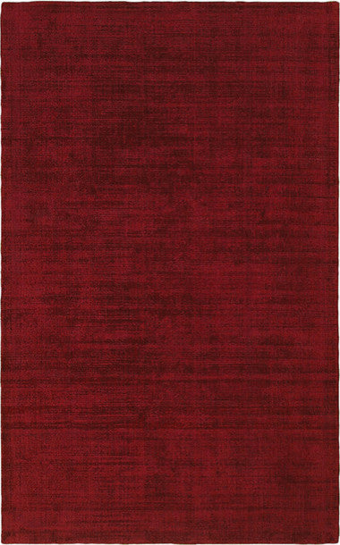 Oriental Weavers Mira Collection Red Solid Indoor Area Rug 5'X8'