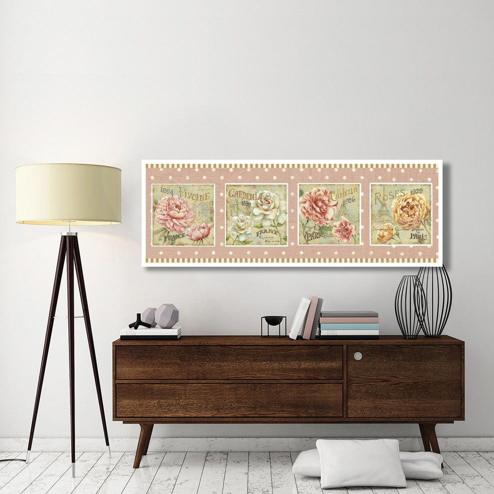 "Concours Floral V" Digital Paper Print by Daphne Brissonnet, 74"x26"