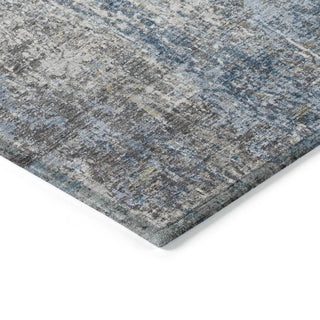 Machine Washable Indoor/Outdoor Chantille ACN1765 Blue 8' x 10' Rug