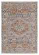 Jaipur Living Madrid Medallion Red/ Blue Runner Rug 3'X10'