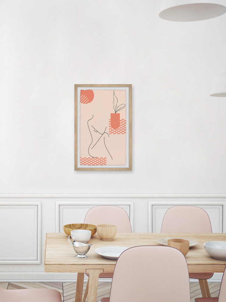 "Bare and Leafless" Framed Painting Print, 20x30
