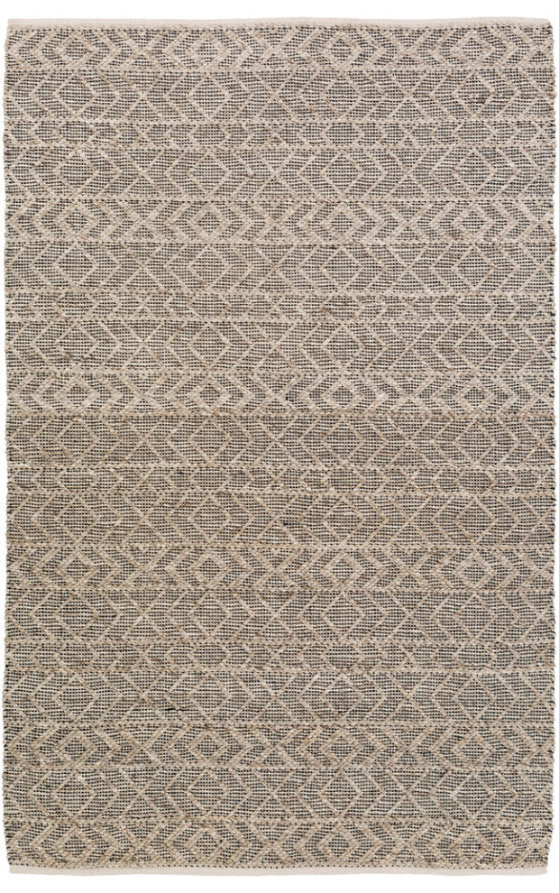 Surya Ingrid ING-2000 Texture Area Rug, Black, 12' x 15' Rectangle