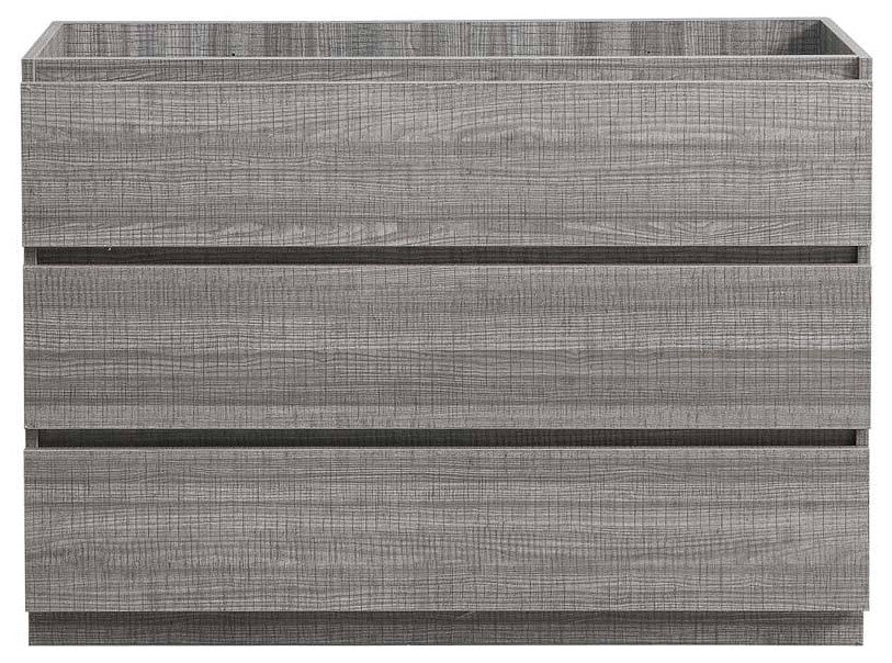 Fresca FCB9348HA Lazzaro 48" Glossy Ash Gray Free Standing Bathroom Cabinet