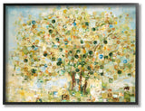 Abstract Apple Tree Framed Giclee Texturized Art, 12x12