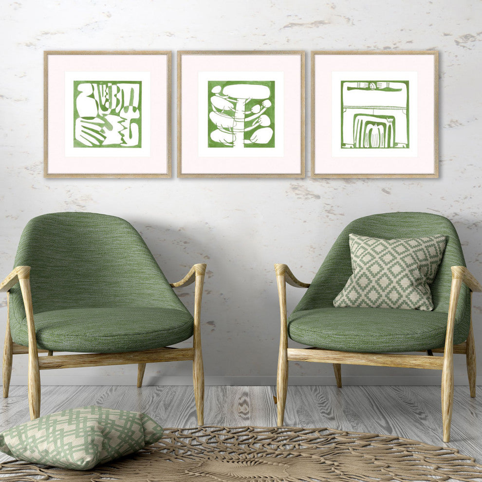 Minimal Moments I Framed Art, 3-Piece Set