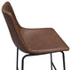 Theo 2 Bar Height Chairs, Chocolate