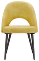 Tierno Upholstered Dining Chairs (Set of 2) - Yellow PU Leather