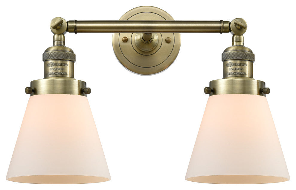 Innovations Lighting 208-Ab-G61-Led 2 Light Dimmable Led Bathroom Fixture