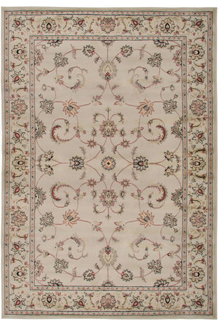 Rizzy Home Bay Side BS3580 Ivory Border Area Rug, Rectangular 5'3"x7'7"