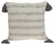 HomeRoots 18" x 7" x 18" Transitional Beige Solid Pillow Cover With Poly Insert