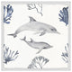 "Dolphin Friends" Framed Painting Print, 18x18