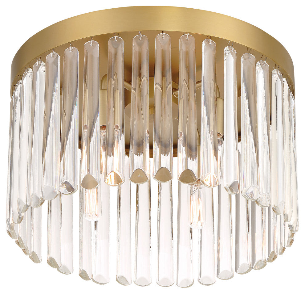 Emory 4 Light Modern Gold Ceiling Mount