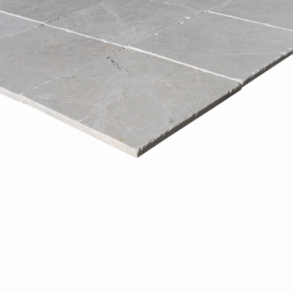 Botticino Super Light Cream Tumbled Marble Tile - 8"x8"x3/8", 132 Sqft Boxed