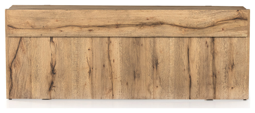 Bingham Console Table, Rustic Oak Veneer
