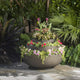 Orinoco Double Walled Indoor/Outdoor Bowl Planter Pot, Old Bronze, 22"