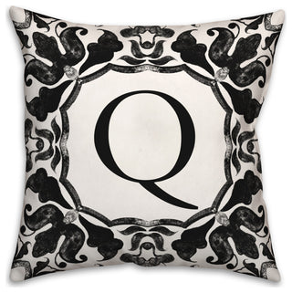 Q Monogram 18x18 Indoor / Outdoor Pillow