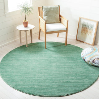 Safavieh Vision Vsn606X Solid Color Rug, Light Green, 6'7"x6'7" Round