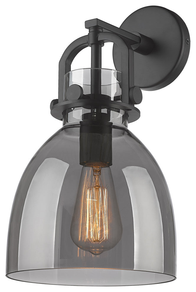 Innovations Newton Bell 1 8" Sconce Matte Black
