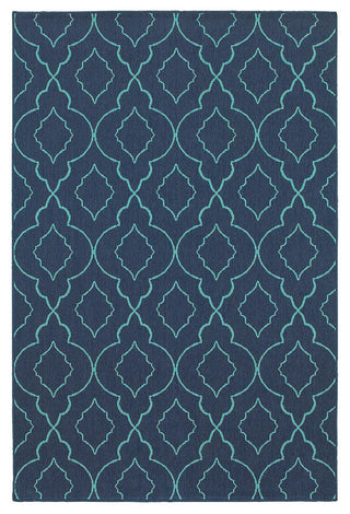 Meridian 7541B, Navy/Blue, 7'10"x10'10"