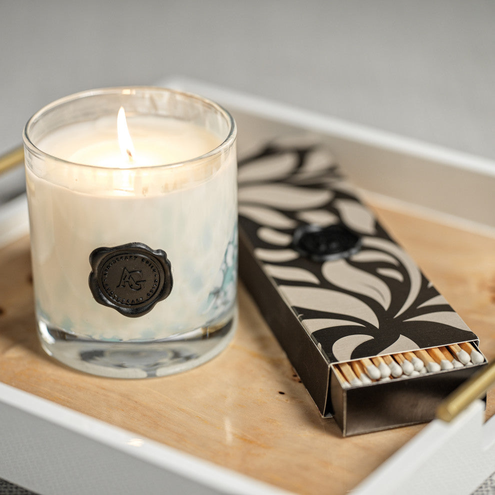 AG Opal Glass Candle Jar in Gift Box, Sunset Beach