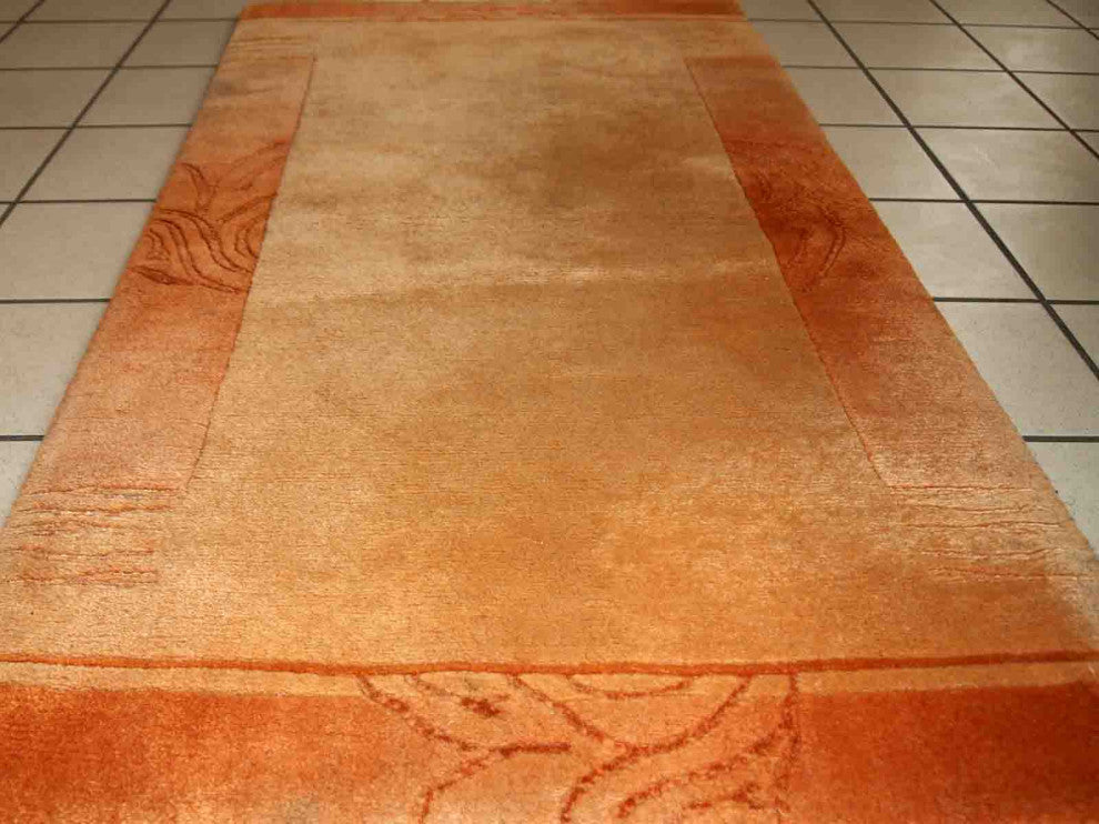Handmade Vintage Tibetan Khaden Rug, 2.3'x4.4', 72cmx137cm 1970s