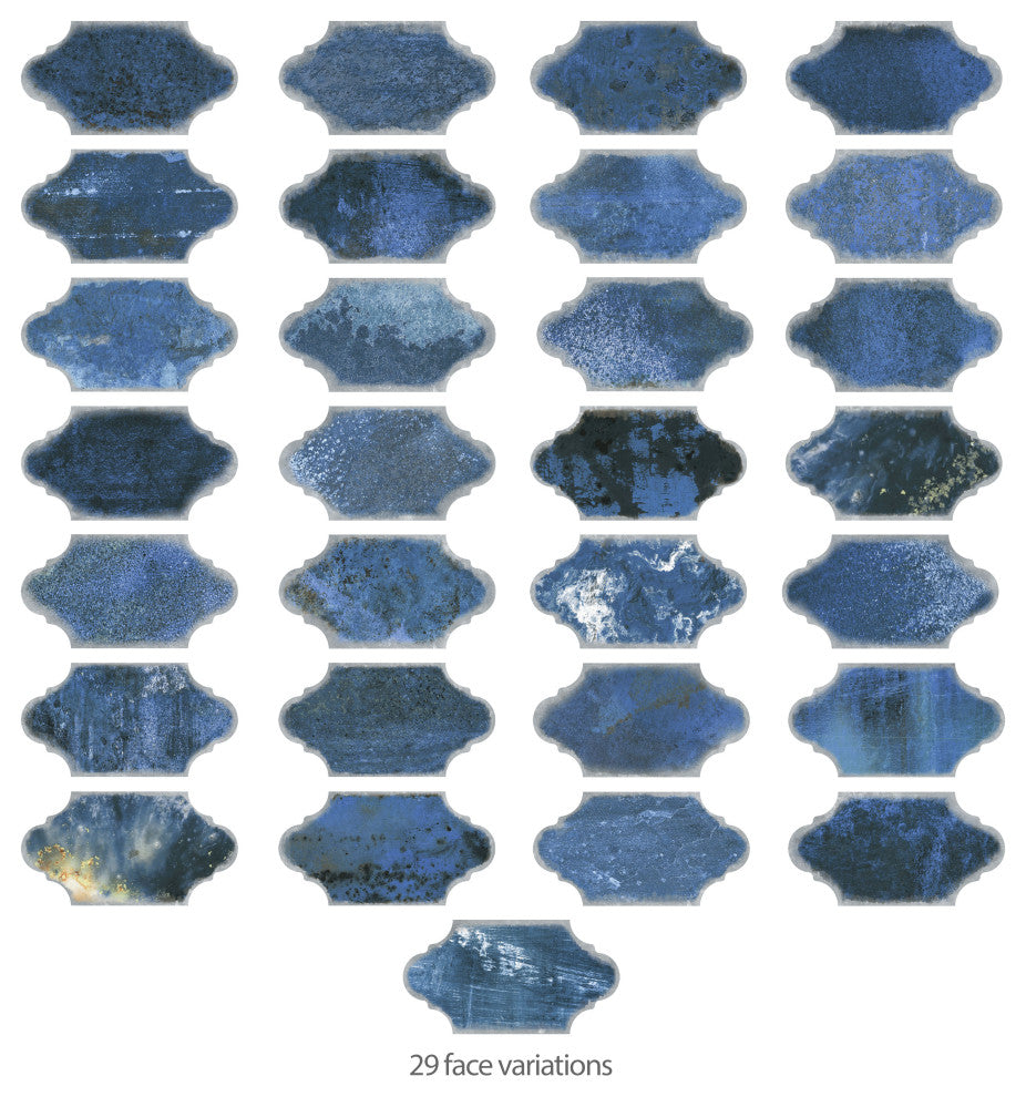 Dorne Provenzal Blue Porcelain Floor and Wall Tile