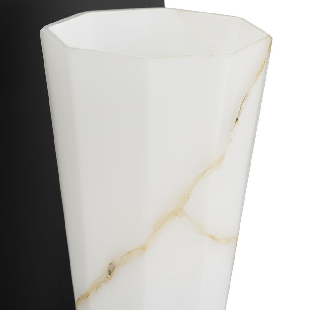 Tosca Collection One-Light Luxe Wall Bracket, Matte Black