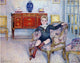 Henri Lebasque A Young boy in an interior, 21"x28" Gallery Wrapped Canvas