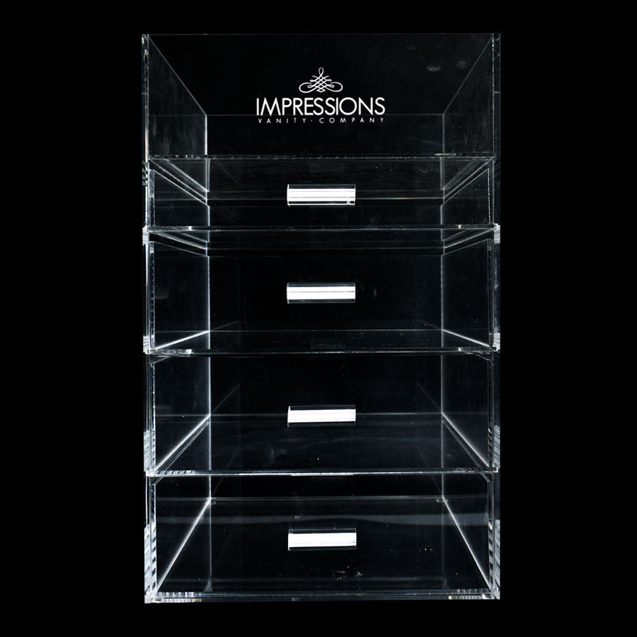5-Tier Acrylic Makeup Organizer With Open Top
