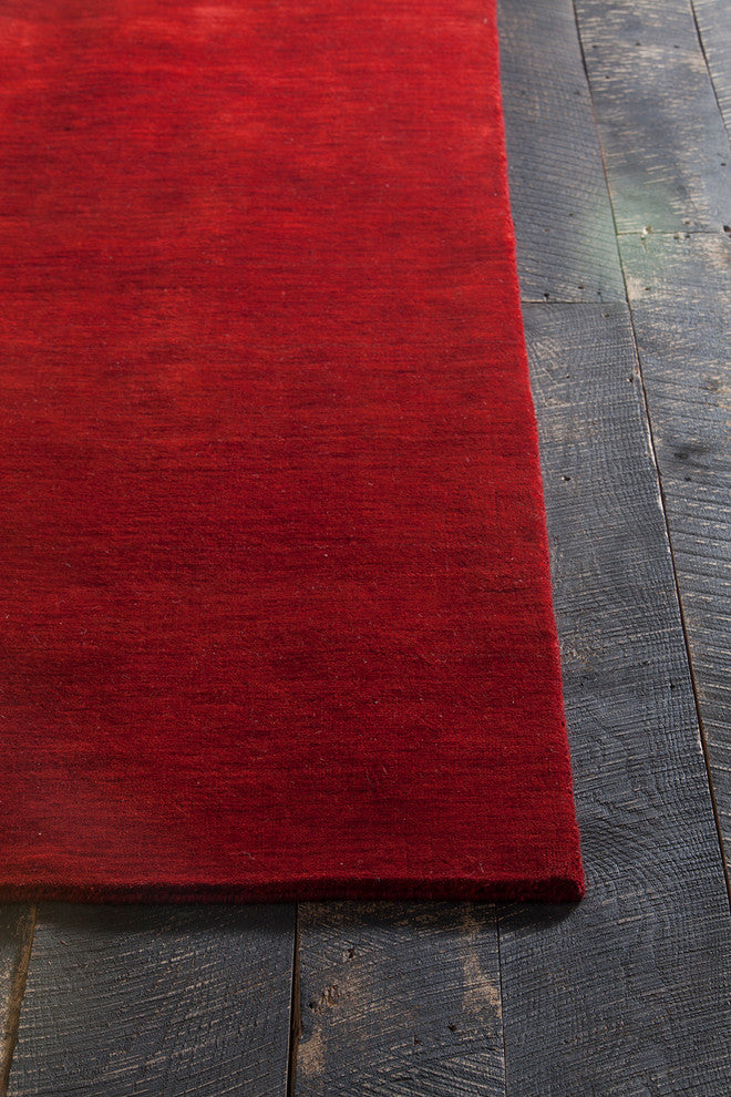 Laura Contemporary Area Rug, Red, 5''x7''6"