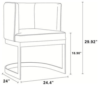 Manhattan Comfort Aura Dining Chair