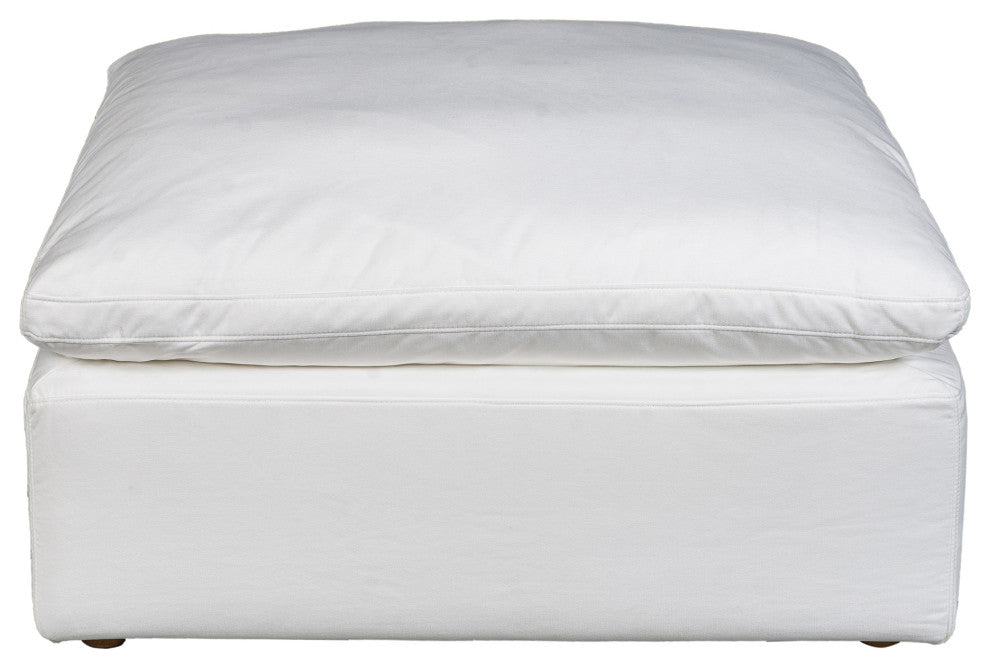 Terra Condo Ottoman Livesmart Fabric Cream