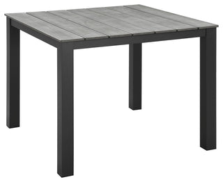 Brown White Junction 3 Piece Outdoor Patio Wicker Dining Set