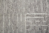 Weave & Wander Rheed Wool Rug, Silver Gray/Ivory, 2ft x 3ft Rug