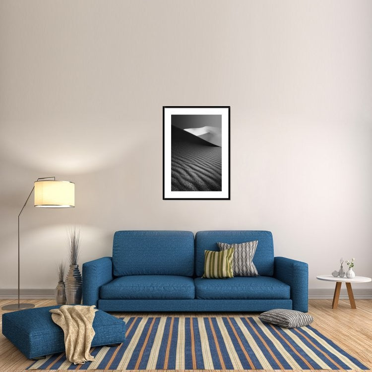"An Ice Hill In Desert !" Framed Digital Print by Ali Barootkoob, 32x44"