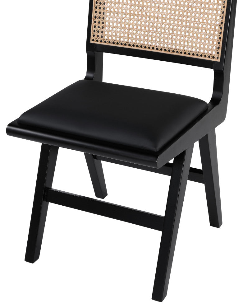 Abby Chair, Black, Black Finish, Side Chair