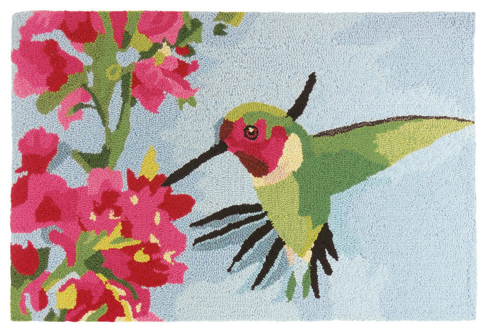 Homefires Hummingbird and Geraniums