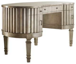 Melange Fluted Kidney Desk
