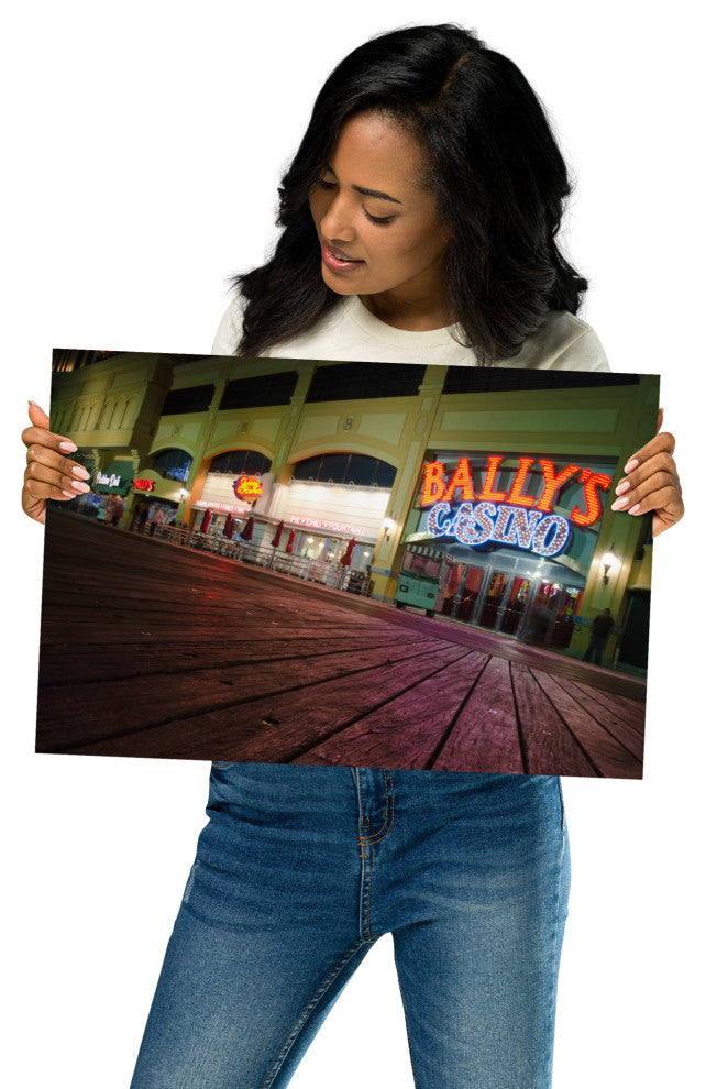 Low on the Boards Night Photography Unframed Wall Art Print, 12" X 18"