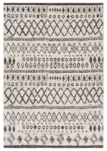 Surya Eagean EAG-2341 6'7" Square Rug, White/Black