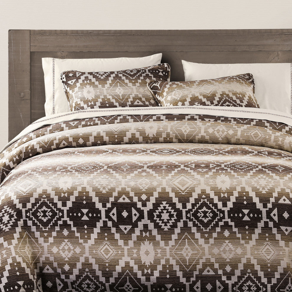 Chalet Aztec Comforter Set, 3 Piece, Super King