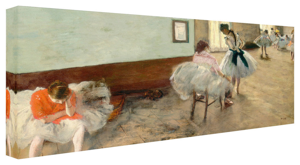 'The Dance Lesson, 1879' Canvas Art by Edgar Degas