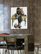 "Bookworm" Painting Print on Canvas by Norman Rockwell