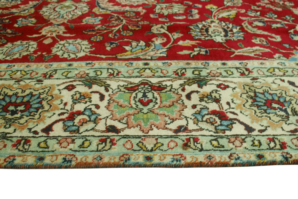 Fine Vintage Distressed Colemann Red/Ivory Rug, 8'0x11'3