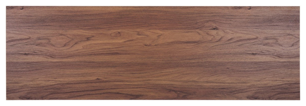 Safavieh Lylia 1 Door Media Stand, Walnut/Black