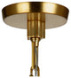 Generation Lighting 1-Light Pendant, Burnished Brass