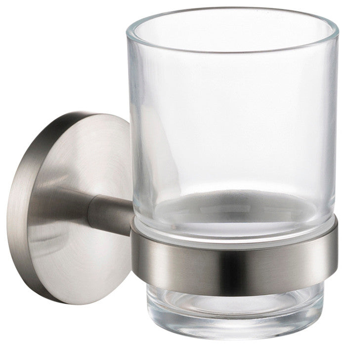 Blossom Toothbrush Holder, Brushed Nickel