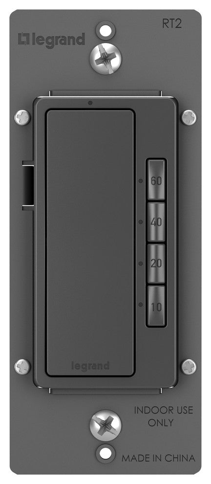 4-Button Digital Timer, Black