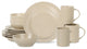 Stone Lain Orbit Stoneware 16-Piece Dinnerware Set, With Mugs, Beige